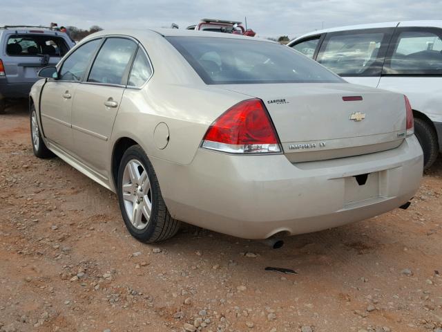 2G1WG5E30C1279084 - 2012 CHEVROLET IMPALA LT GOLD photo 3