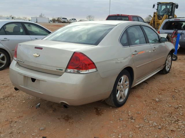 2G1WG5E30C1279084 - 2012 CHEVROLET IMPALA LT GOLD photo 4