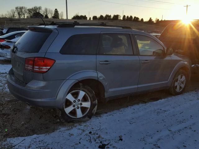 3D4GG57V69T244991 - 2009 DODGE JOURNEY SX SILVER photo 4