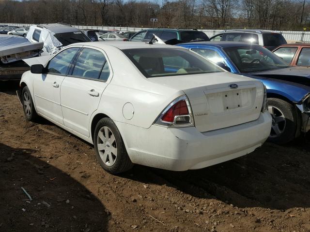 3FAHP06Z58R196040 - 2008 FORD FUSION S WHITE photo 3