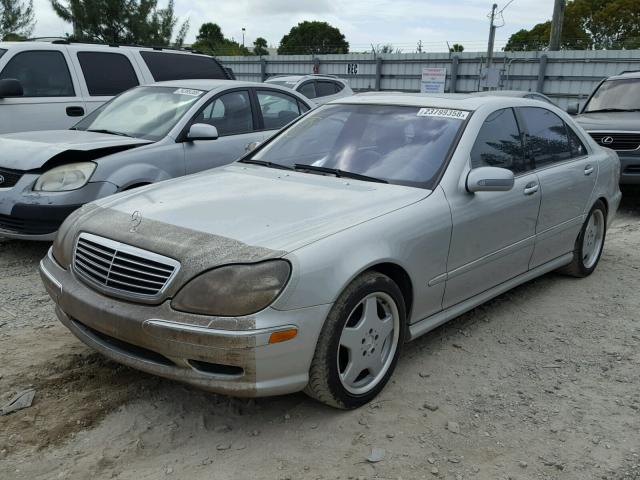 WDBNG75J31A223235 - 2001 MERCEDES-BENZ S 500 SILVER photo 2