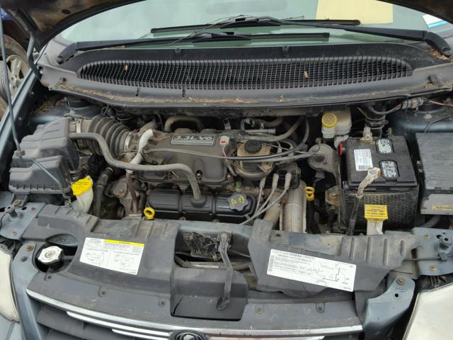 2C4GP44R05R268182 - 2005 CHRYSLER TOWN & COU TEAL photo 7