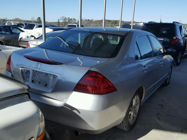 1HGCM56716A046623 - 2006 HONDA ACCORD EX SILVER photo 4