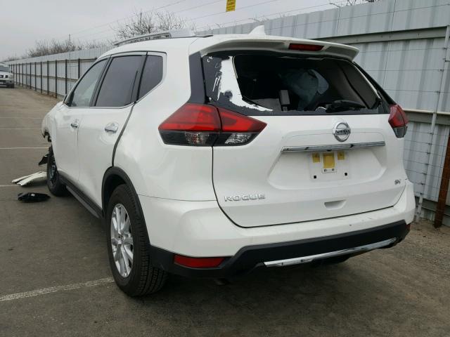 JN8AT2MT8HW143707 - 2017 NISSAN ROGUE S WHITE photo 3