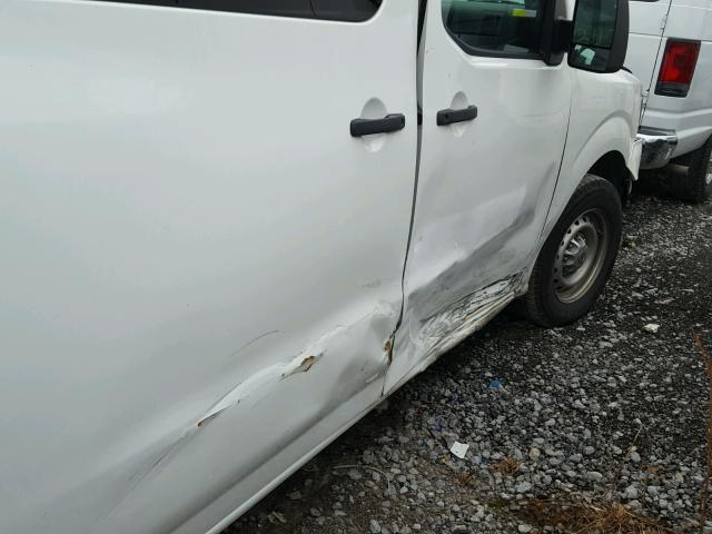 1N6BF0LY6EN107764 - 2014 NISSAN NV 2500 WHITE photo 9