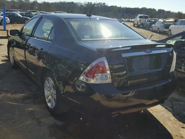 3FAHP08169R121940 - 2009 FORD FUSION SEL BLACK photo 3