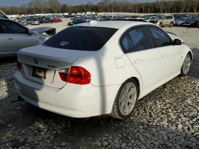 WBAVB335X6PS19585 - 2006 BMW 330 I WHITE photo 4