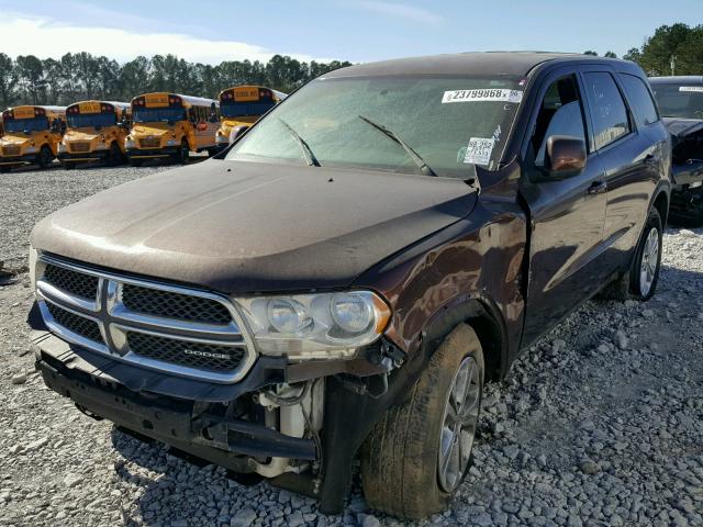 1D4RD2GG8BC716966 - 2011 DODGE DURANGO EX BROWN photo 2