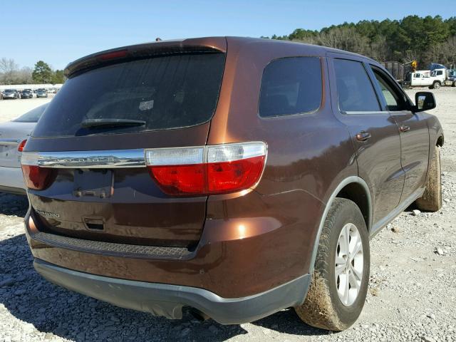 1D4RD2GG8BC716966 - 2011 DODGE DURANGO EX BROWN photo 4