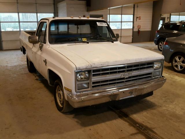 1GCDC14H7GF395476 - 1986 CHEVROLET C10 WHITE photo 1