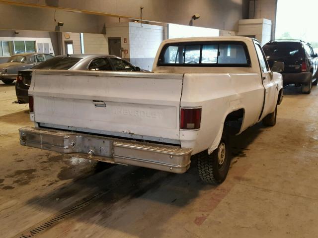 1GCDC14H7GF395476 - 1986 CHEVROLET C10 WHITE photo 4