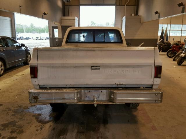 1GCDC14H7GF395476 - 1986 CHEVROLET C10 WHITE photo 6