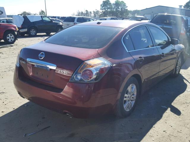 1N4AL2AP1AN473855 - 2010 NISSAN ALTIMA BAS MAROON photo 4