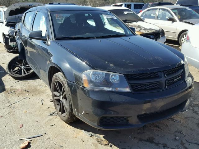 1C3CDZAB3EN224285 - 2014 DODGE AVENGER SE BLACK photo 1