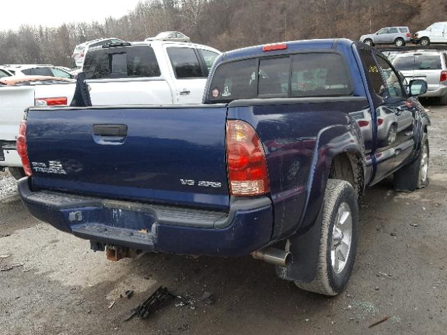 5TEUU42N26Z312741 - 2006 TOYOTA TACOMA ACC BLUE photo 4