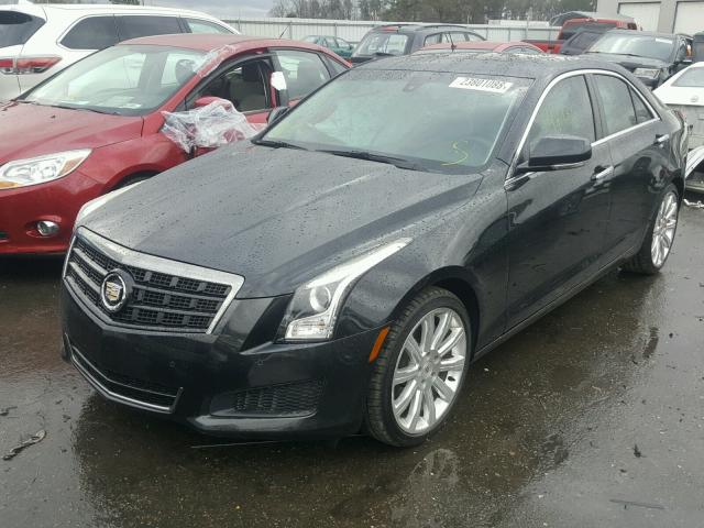 1G6AB5RX4D0134742 - 2013 CADILLAC ATS LUXURY BLACK photo 2