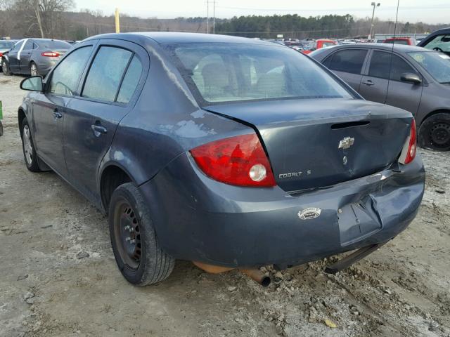 1G1AK55F467765617 - 2006 CHEVROLET COBALT LS GRAY photo 3