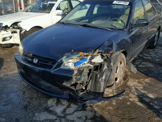 1HGCG5655XA080894 - 1999 HONDA ACCORD EX GRAY photo 9