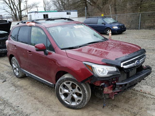 JF2SJAWC5HH424592 - 2017 SUBARU FORESTER 2 RED photo 1