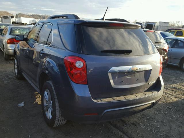 2GNALDEK8D6161505 - 2013 CHEVROLET EQUINOX LT BLUE photo 3