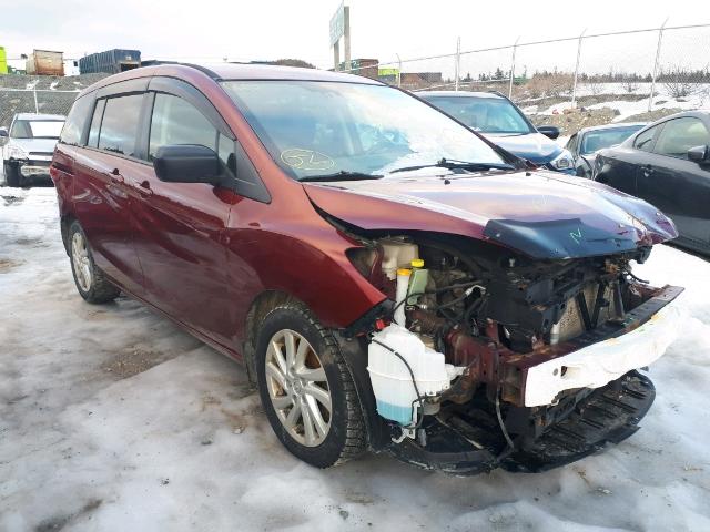 JM1CW2CL1C0122304 - 2012 MAZDA 5 RED photo 1