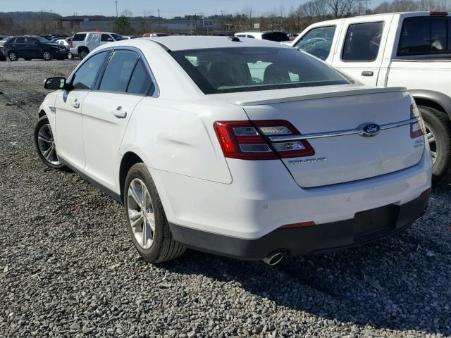 1FAHP2E82FG206077 - 2015 FORD TAURUS SEL WHITE photo 3