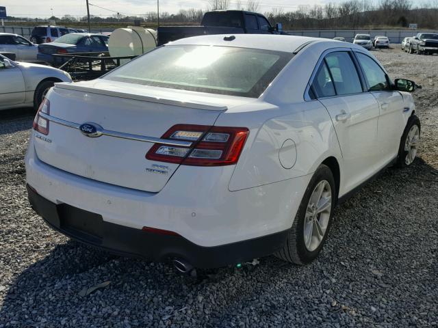 1FAHP2E82FG206077 - 2015 FORD TAURUS SEL WHITE photo 4