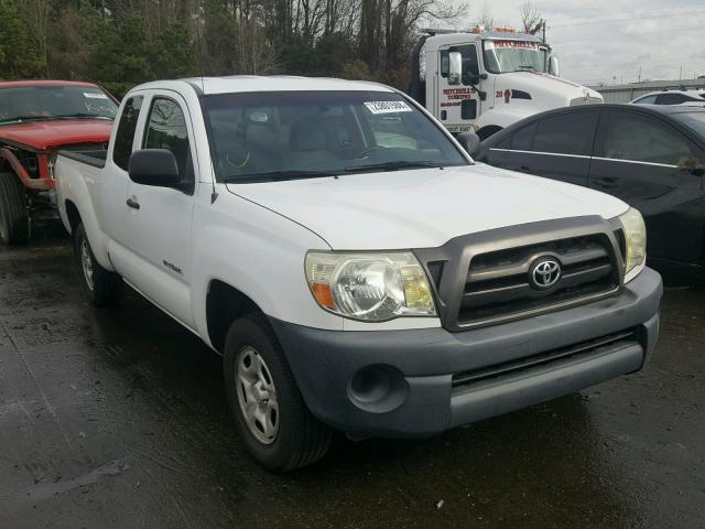 5TETX22N76Z212089 - 2006 TOYOTA TACOMA ACC WHITE photo 1