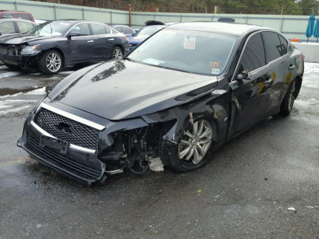 JN1CV7AR2GM250799 - 2016 INFINITI Q50 BASE Negro foto 2