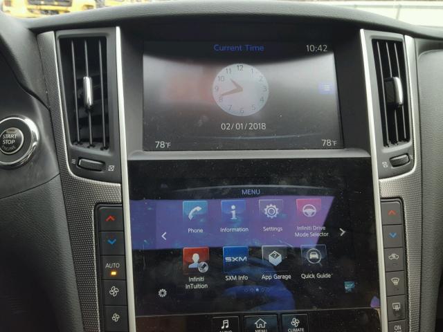 JN1CV7AR2GM250799 - 2016 INFINITI Q50 BASE Negro foto 9