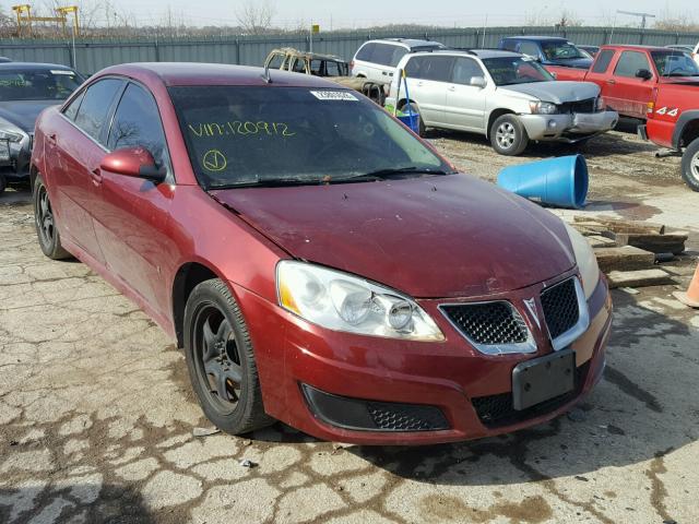 1G2ZA5E04A4120912 - 2010 PONTIAC G6 BURGUNDY photo 1