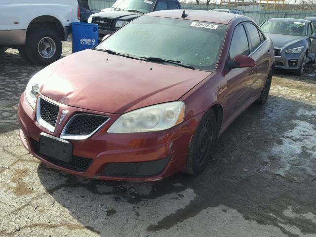 1G2ZA5E04A4120912 - 2010 PONTIAC G6 BURGUNDY photo 2