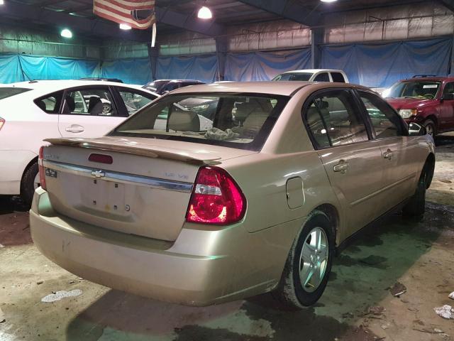 1G1ZT52865F279563 - 2005 CHEVROLET MALIBU LS თაფლისფერი ფოტო 4