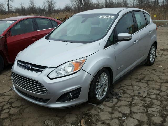 1FADP5BU4GL120344 - 2016 FORD C-MAX SEL SILVER photo 2