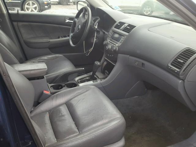 1HGCM56804A011433 - 2004 HONDA ACCORD EX BLUE photo 5