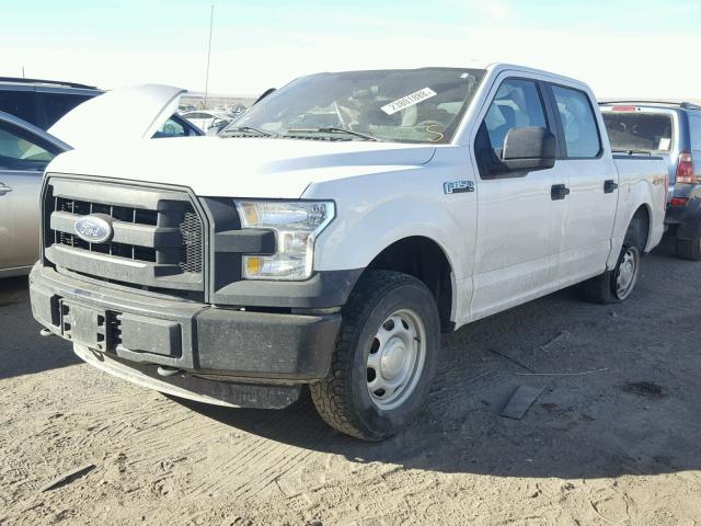 1FTEW1E84FKE86530 - 2015 FORD F150 SUPER WHITE photo 2