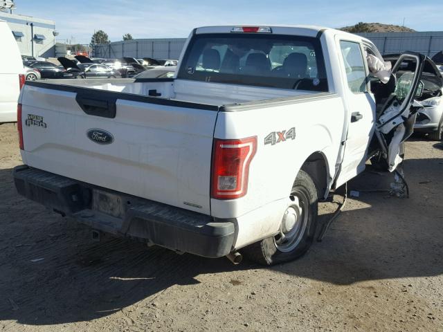 1FTEW1E84FKE86530 - 2015 FORD F150 SUPER WHITE photo 4