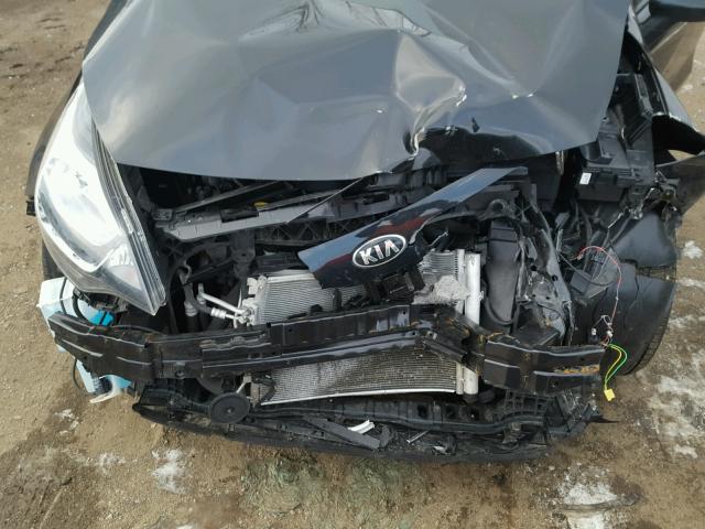 KNADM4A36E6408073 - 2014 KIA RIO LX BLACK photo 7