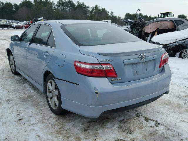 4T1BE46K17U555256 - 2007 TOYOTA CAMRY NEW BLUE photo 3