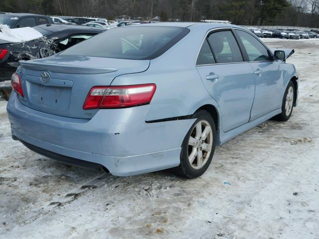 4T1BE46K17U555256 - 2007 TOYOTA CAMRY NEW BLUE photo 4