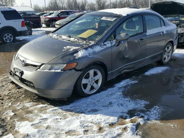 1HGFA16938L104321 - 2008 HONDA CIVIC EXL 灰色 照片 2