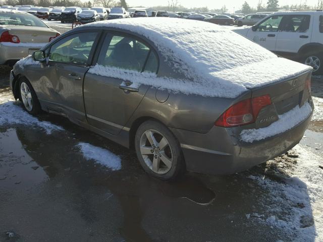 1HGFA16938L104321 - 2008 HONDA CIVIC EXL 灰色 照片 3