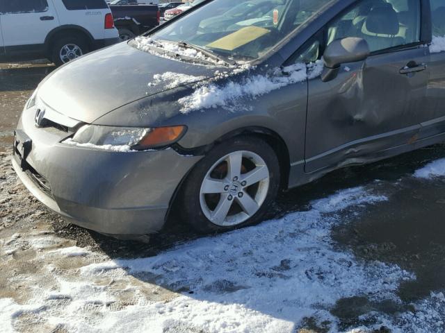 1HGFA16938L104321 - 2008 HONDA CIVIC EXL 灰色 照片 9