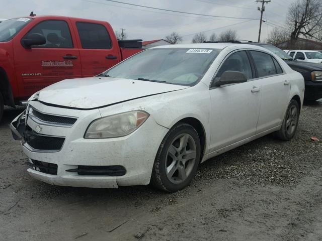 1G1ZB5E15BF154597 - 2011 CHEVROLET MALIBU LS WHITE photo 2