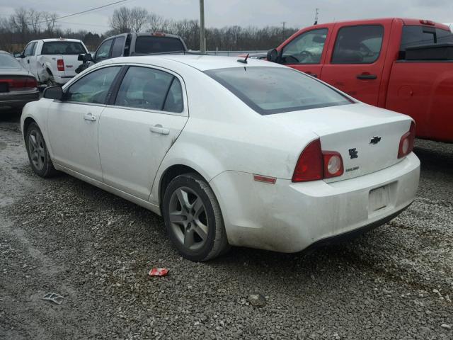 1G1ZB5E15BF154597 - 2011 CHEVROLET MALIBU LS WHITE photo 3