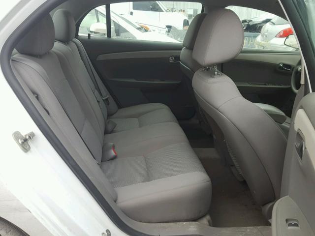1G1ZB5E15BF154597 - 2011 CHEVROLET MALIBU LS WHITE photo 6