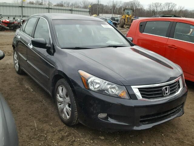 1HGCP36878A055866 - 2008 HONDA ACCORD EXL BLACK photo 1