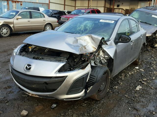 JM1BL1UG7B1380691 - 2011 MAZDA 3 I SILVER photo 2