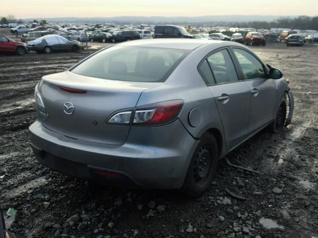 JM1BL1UG7B1380691 - 2011 MAZDA 3 I SILVER photo 4