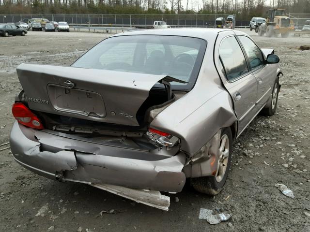 JN1CA31D11T626060 - 2001 NISSAN MAXIMA GXE GRAY photo 4